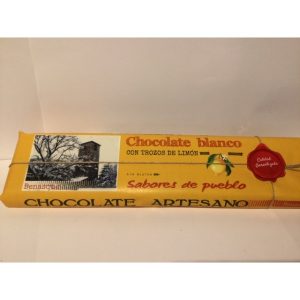 CHOCOLATE BLANCO CON TROZOS DE LIMÓN